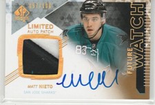 2013-14 Sp Authentic Limited Future Watch Auto /100 Matt Nieto #290