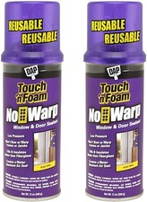 Touch 'n Foam 4001044000 No Warp Window and Door Sealant 2 Pack 