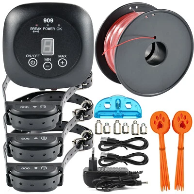 Underground Electric Outdoor Dog Fence Pet Containment System Rechargeable 1/2/3