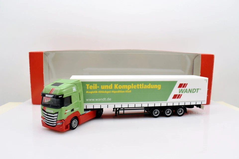 herpa modellino camion scala 1:87 iveco S way modellismo statico da collezione j - Immagine 3 di 4