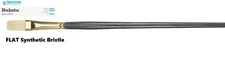 Princeton Art & Brush Dakota 6300F Flat Synthetic Bristle Brush Size 4 Bag D