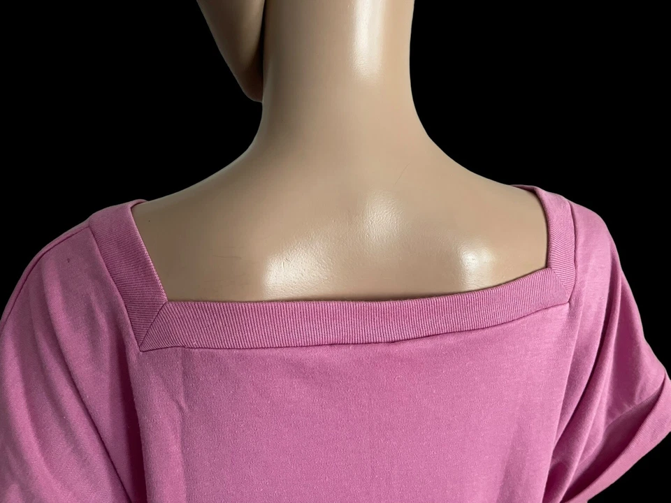 VTG Sears Women’s Perma Prest Square Neck Blouse Shirt Lavender Pink Size XL - Image 4 of 4