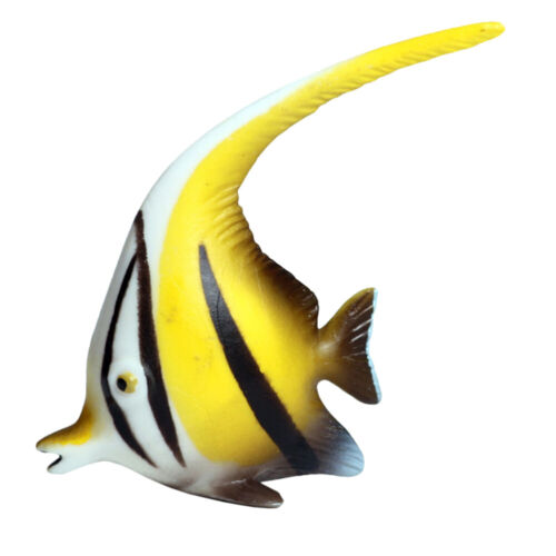  Ozean-Dekor Künstlicher Kaiserfisch Hühner Spielzeug Für Kinder Schmücken - Picture 1 of 16