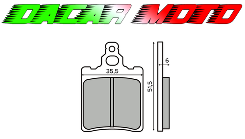 Goldfren Ceramic Brake Pads Front & Rear For Aprilia RS 125 (6-bolt Rear / 2T) 1992-1998