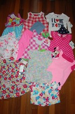 NWT Girls 18m 18 MONTHS Huge Spring Summer 17 Piece Lot Sets Dresses Pjs