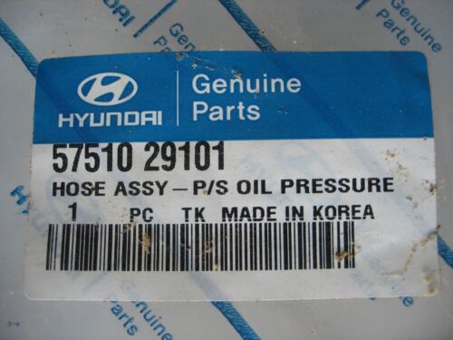 New Hyundai POWER STEERING PRESSURE HOSE 1996-01 TIBURON ELANTRA 57510-29101 - Picture 2 of 2