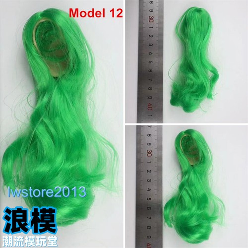 1/6 Artificial Hair Wig Cover For 12" Female Phicen TBL JO Figure Head Body Toys - Picture 13 of 45