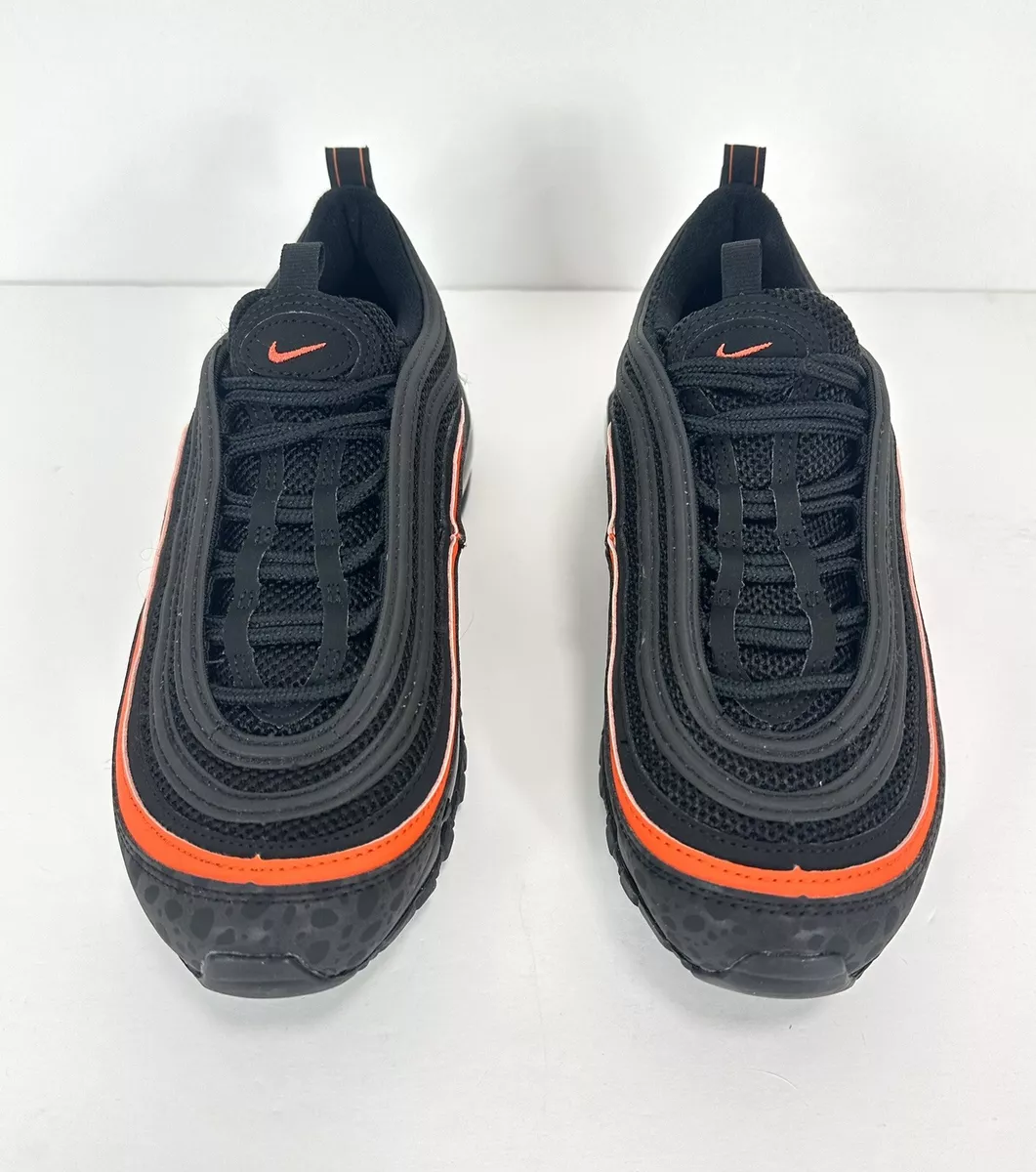 Nike (GS) Air Max 97 Black/Black-Safety Orange