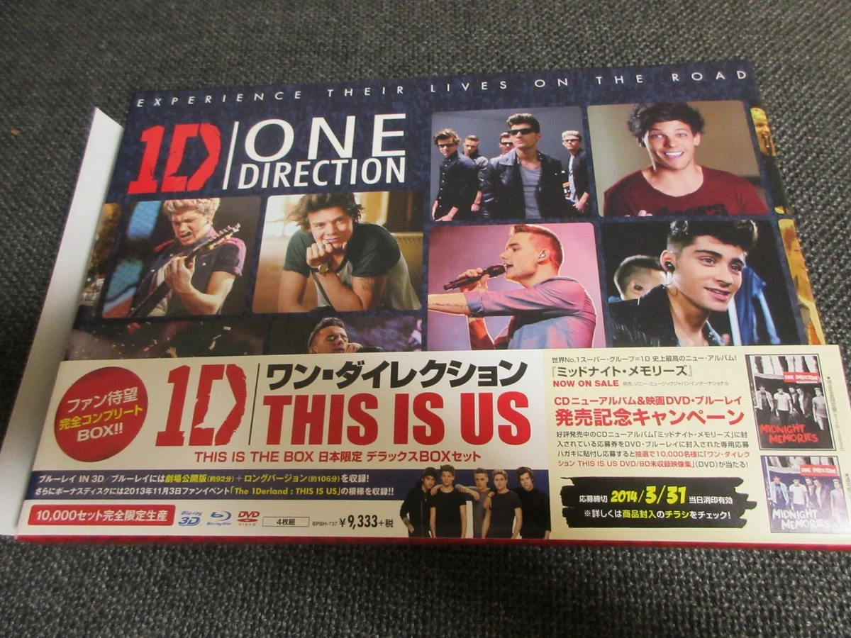 ONE DIRECTION / This Is Us Japan Limited Box , Blu-ray, DVD, Blu-ray in 3D