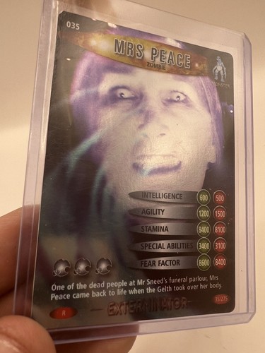 Doctor Who Battles In Time Exterminator#035 Mrs Peace Zombie Rare - Picture 4 of 7