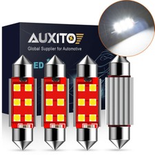 4x Super Bright 578 6411 211-2 42mm Led Dome Light Bulb 6000k Clear White Canbus