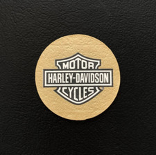 VINTAGE IRON ON transfers TURNED to sticker decal patch HARLEY DAVIDSON GOLD