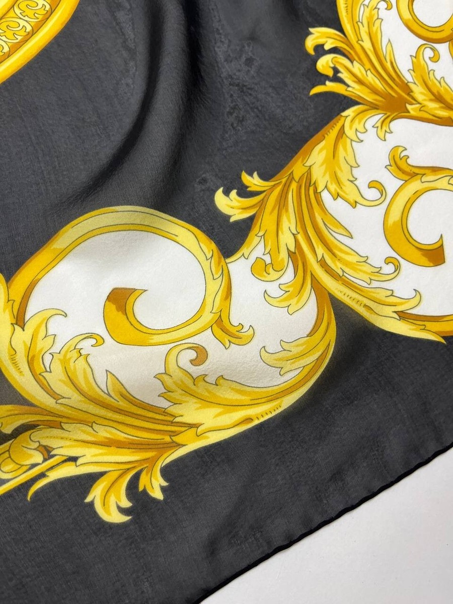 Rare Vintage Atelier Versace Huge Silk Scarf | eBay