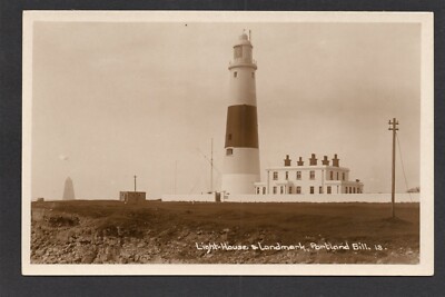 Postcard Portland Bill nr Weymouth Dorset the Lighthouse and Landmark RP early
