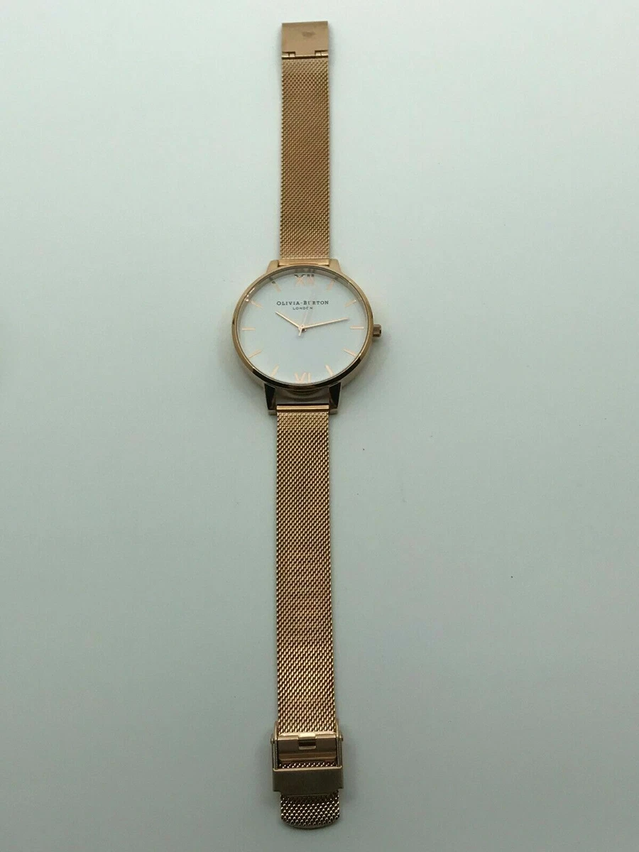 135 Olivia Burton White Dial 38mm Watch OB15BD79 eBay