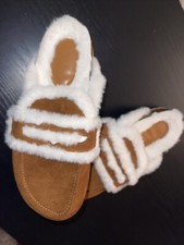 Faux Fur slides Womens