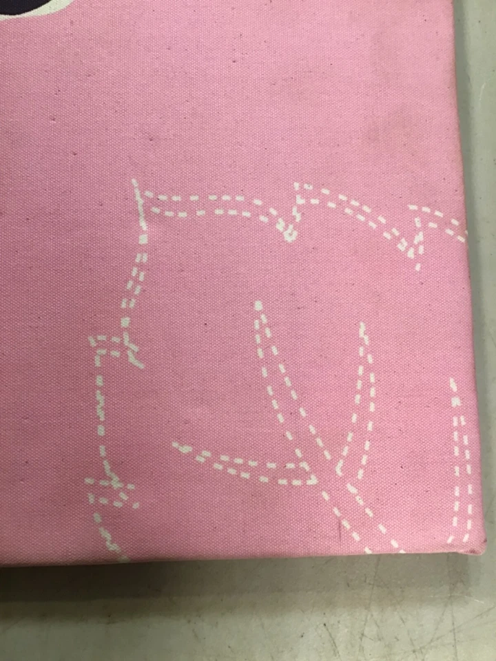 Pink Floral Tack Board 20” x 16” Very Nice Used Condition: Ivan Lendl Estate - Image 3 of 4