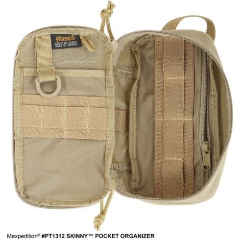 MAXPEDITION SKINNY POCKET ORGANIZER - EDC TOOL CARRIER MOLLE (WOLF GREY) - Bild 3 von 8