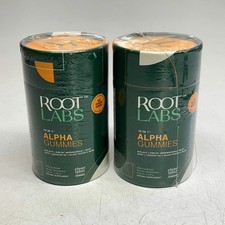 ROOT LABS 2 PACK, 60 EACH 10 In 1 Alpha Gummy Vitamins 4000mg Shilajit BB 1/27