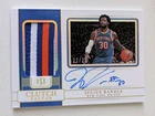 2022-2023 Panini National Treasures Julius Randle Clutch Factor Patch Auto /25