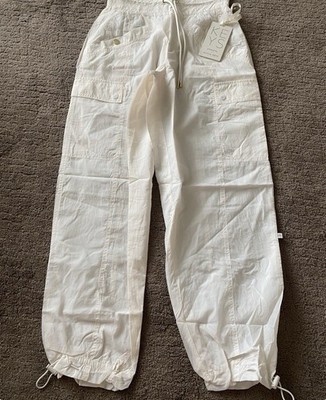 Athleta x Alicia Keys Womens Keys High Waist Utility Pant White Size 2 $179