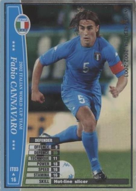 2002-03 Panini WCCF Serie A - Italian World Cup Team Fabio