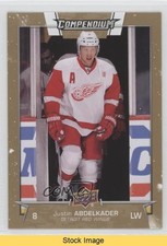 2017-18 Upper Deck Compendium Gold Justin Abdelkader #391 READ o1h