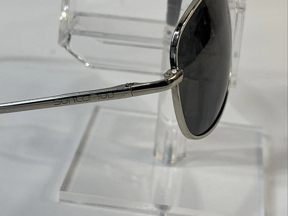 Солнцезащитные очки SunCloud Aviator Patrol поляризованные серебристые с серыми линзами - Изображение 4 из 4