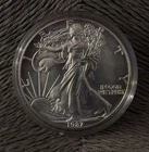 ONE ( 1 ) 1oz .999 Fine Silver Eagle | 1987 | HEAVILY TONED- Stacker Bullion