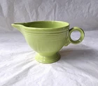 Vintage Homer Laughlin FIESTA O-Ring Handle Creamer, Chartreuse Green (c. 1950s)