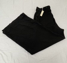 Max Studio Twill Easy Wild Leg Trouser Women's size S