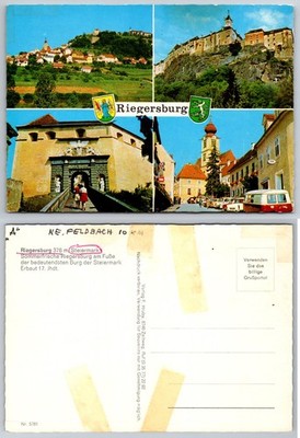 Continental Riegersburg Austria Castle Views Postcard