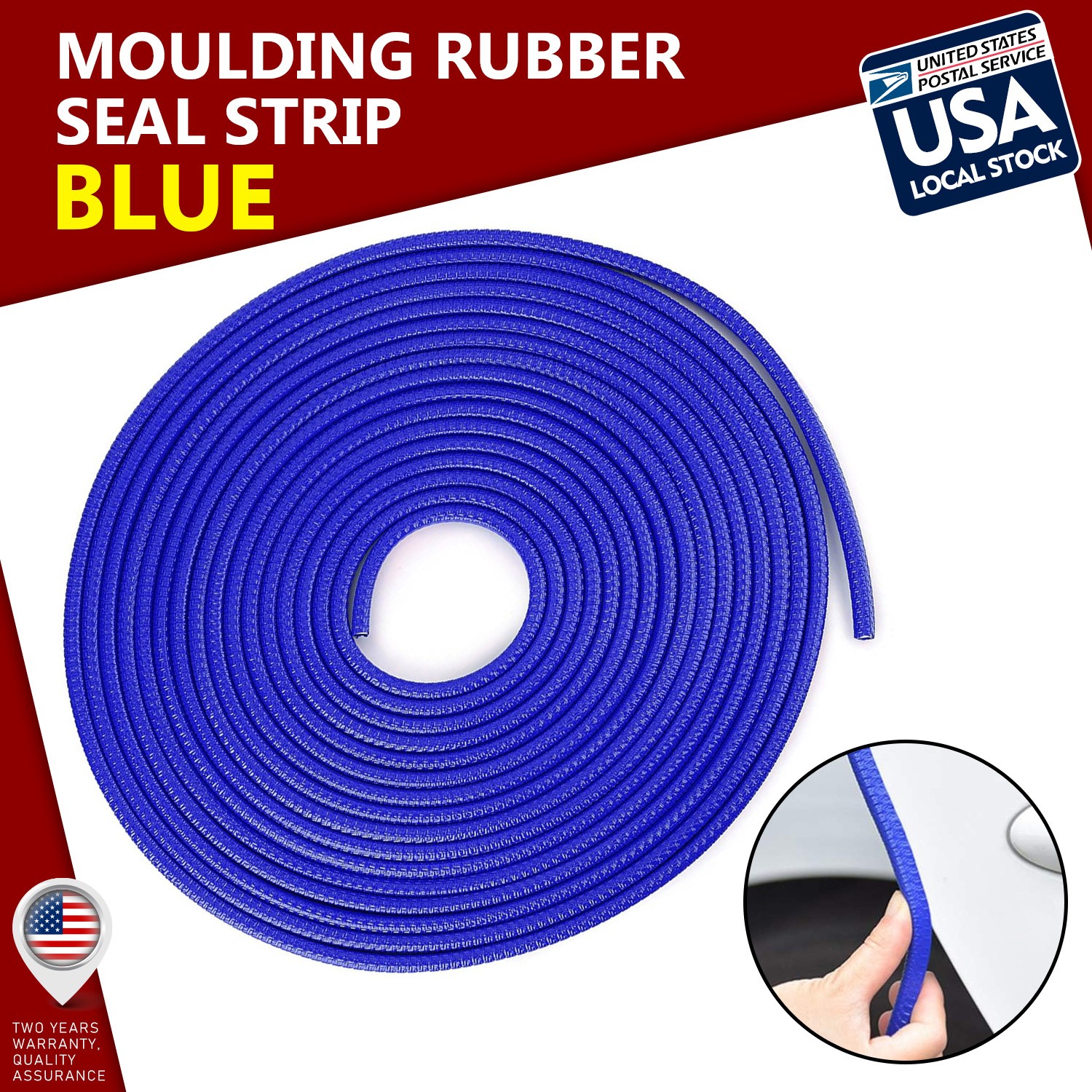 20ft U-Lock Rubber Seal Trim for Car Doors Windows Hood Trunk Edge