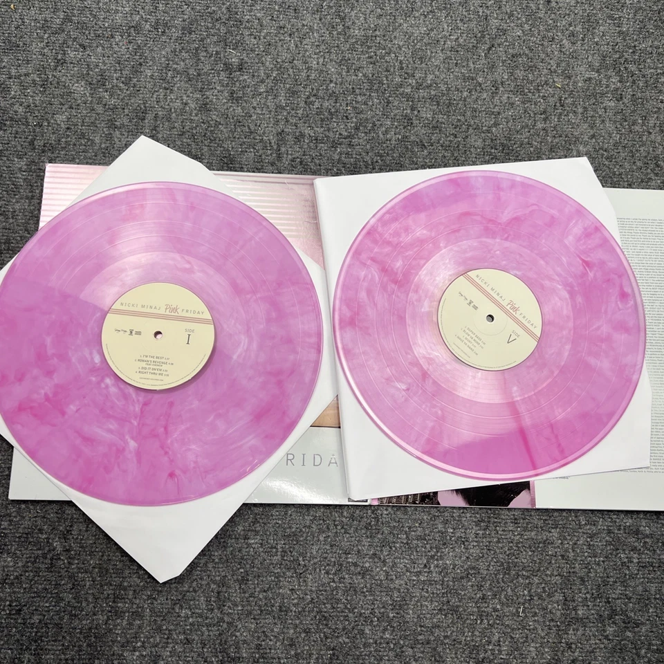 Vinyl LP Double Records 33 RPM Nicki Minaj - Pink Friday 2010 - Image 4 of 4