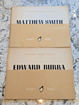 The Penguin Modern Painters series x2 1944 PB Matthew Smith and Edward Burra