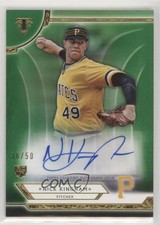 2018 Topps Triple Threads Rookie Emerald 36/50 Nick Kingham #RA-NK Auto 6fs