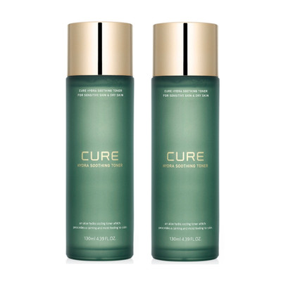 Kim Jeong Moon Aloe Cure Hydra Soothing Toner 130ml 2ea For Sensitive & Dry Skin