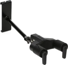 Stands GSP40HB plus Grid Wall Mount Long Arm Guitar Hanger with Auto Grip System