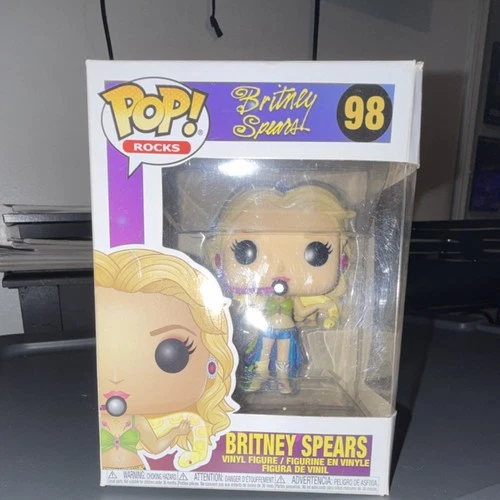 Funko Pop! Rocks Britney Spears Vinyl Figure #98 VMAS 2001 Snake Vinyl