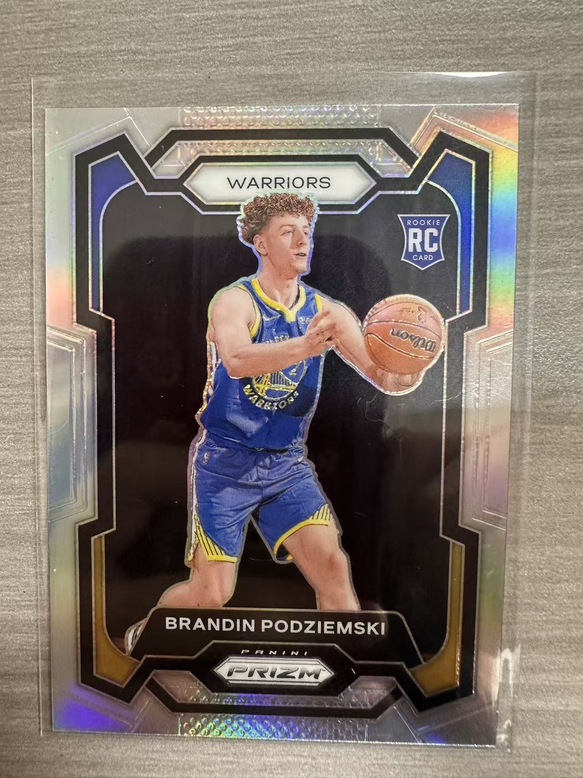 2023-24 PANINI PRIZM WARRIORS BRANDIN PODZIEMSKI #147 SILVER RC