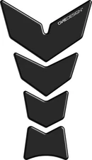 One Designs Soft Touch Tankpad - Black Motorcycle Street Bike CGAN126P 623-1057