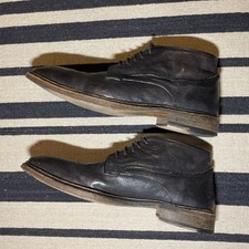 John Varvatos Leather Ankle Boots Size 12
