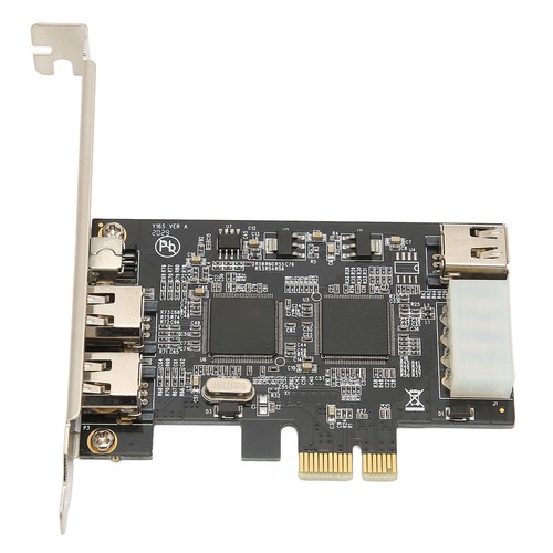 Firewire Adapter Card PCIEx1 To Four Port IEEE 1394A Adapter Riser Card For NEW - Afbeelding 7 van 12