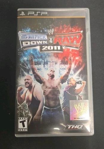 WWE SmackDown vs. Raw 2011 Sony PSP Playstation Portable Complete CIB Tested
