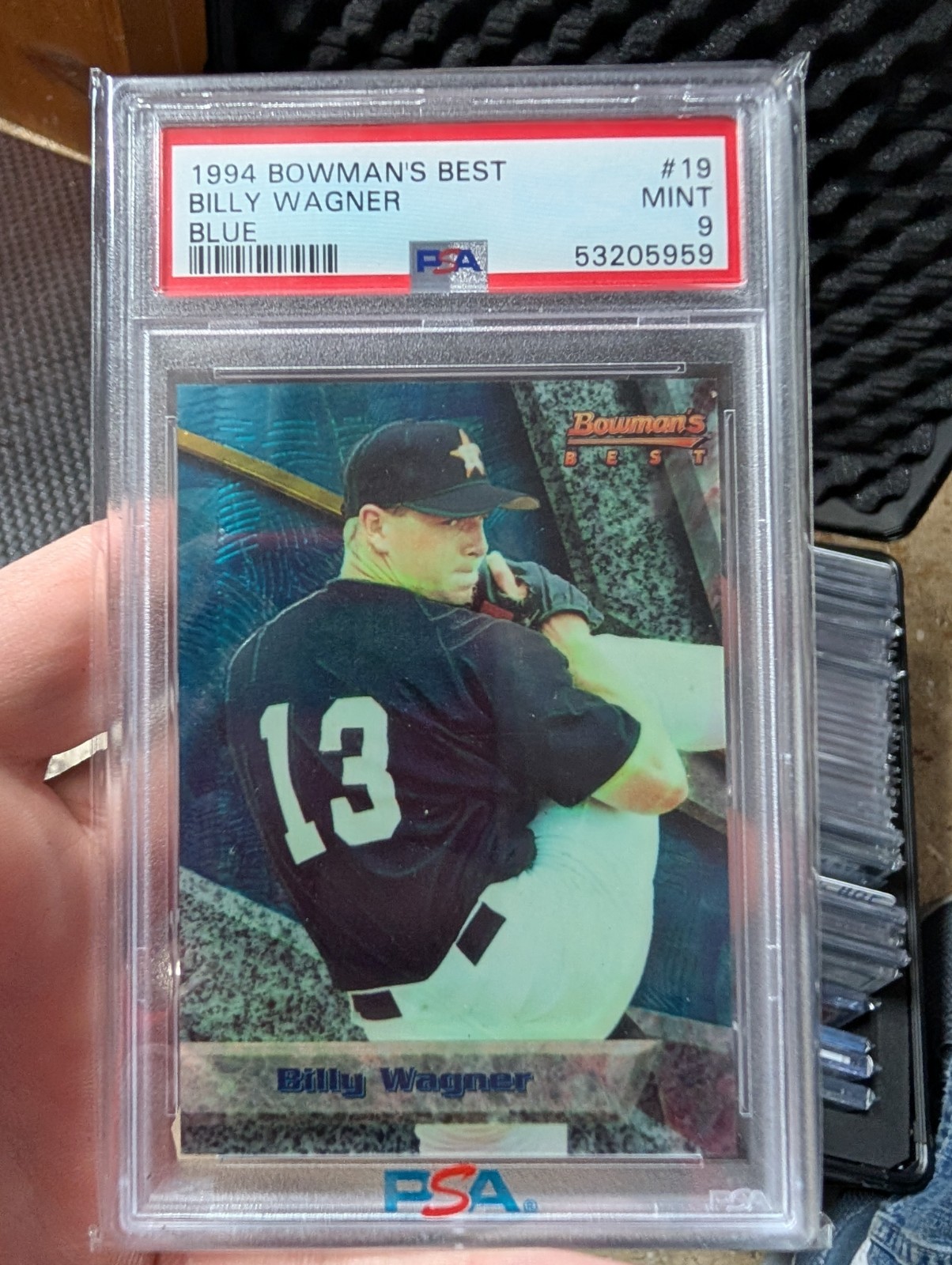 1994 Bowman's Best #19 Billy Wagner Blue RC PSA 9 MINT HOF ROOKIE