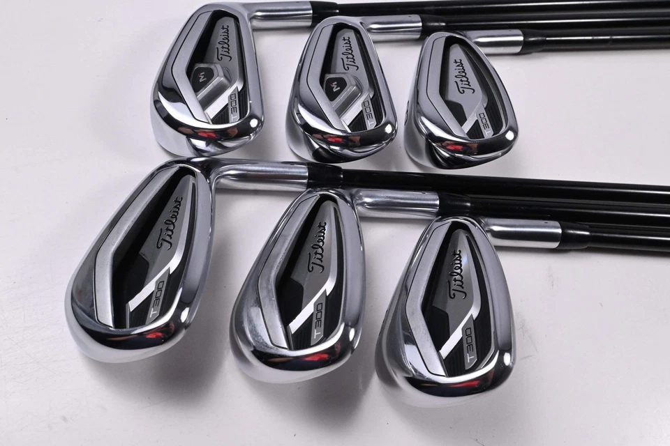 Titleist T300 2021 Irons / 6-PW+48° / Senior Flex Tensei AV Red AM(2) Shafts - Image 2 of 4