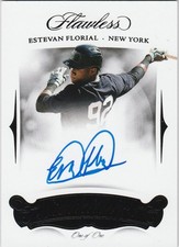 2018 Panini Flawless Estevan Florial 1/1 Made Signatures Autograph #Fs-Ef