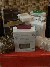 1 Ea Pier 1 LED Lights Glimmer Strings Flexible Various Lengths Bulbs Christmas