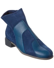 Arche Twizig Leather & Suede Bootie Women's Blue 38