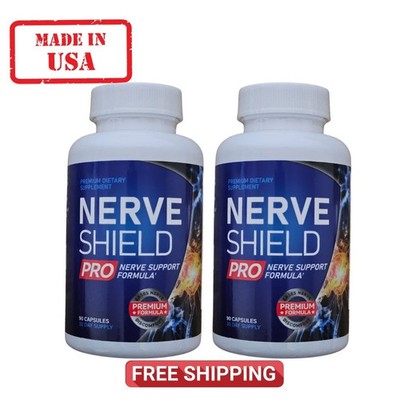 2 Pack Nerve Shield Pro Advanced New Formula Neuropathy Support